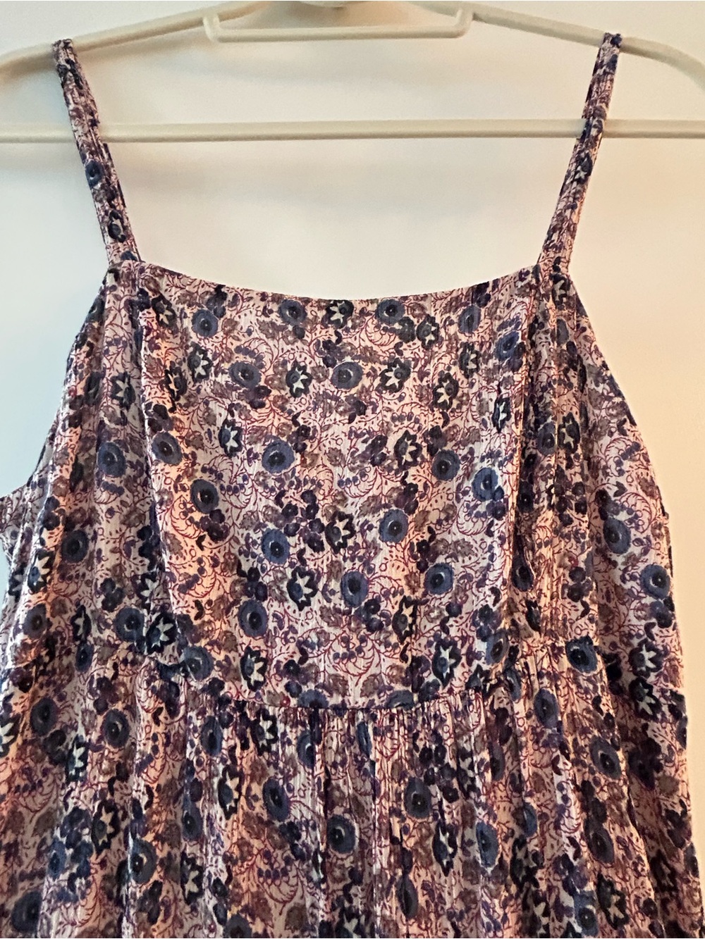 Chaps Strappy floral print maxi dress